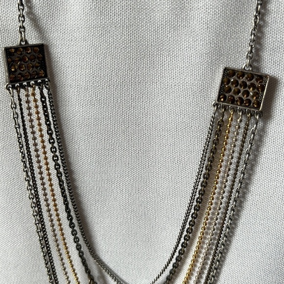 Touchstone Crystal Bib Necklace - Picture 3 of 9